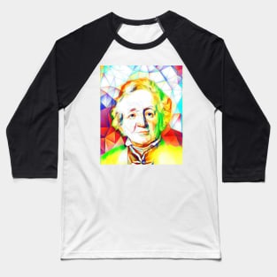 Leopold von Ranke Colourful Portrait | Leopold von Ranke Artwork 11 Baseball T-Shirt